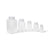 UniStore Wide Mouth Square Bottles, PPCO, 175 mL, 12/pkg - 33606
