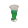Heavy-Duty Break-Resistant Measuring Conical Measuring Cylinders, PP 25 mL Pack/12 | 81151
