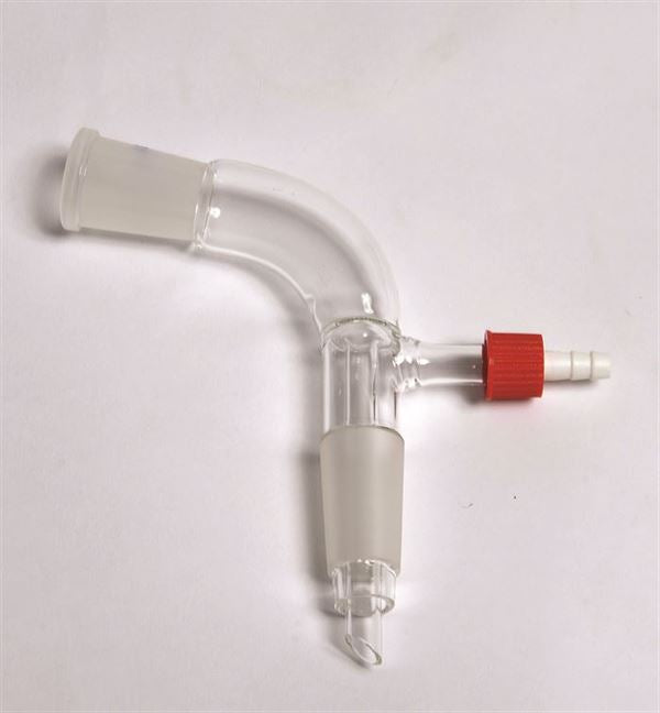 Scientific Instructional Vacuum Adapter, Bent, 24/40 Joint | United Scient... | ADV160-24