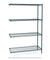AN546K3 Super Erecta 4-Shelf Industrial Wire Shelving Add-On Unit, Metroseal Green Epoxy, 24" x 42" x 63"