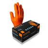 Supermax Aurelia Ignite Nitrile Gloves Powder-Free Orange, 1000/Cs