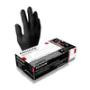 Supermax Aurelia Absolute Nitrile Gloves Powder-Free Black, 2000/Cs