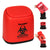 BenchBin Benchtop Biohazard Bin, 1.5L, 7 x 5 x 7 in, 1/ea | A8401B