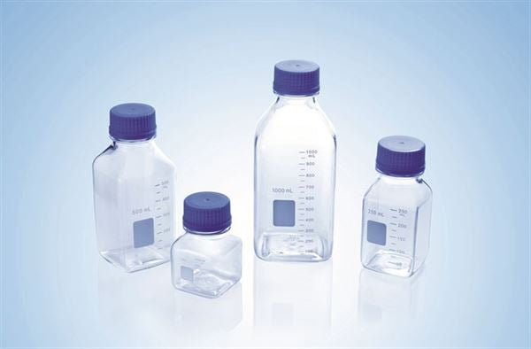 Heavy-Duty Application-Specific Storage Bottle Square Pc 150ml for Media Bot... | BMPC150