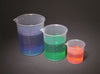 Technical Everyday Prep Beakers, Griffin Style, Polypropylene (PP), 500 mL Pack/4 | BP0500