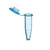 Microtube w/cap, 1.5 mL, blue, w/self-standing bag & Stop-Pops, 500/pk | C2000-B
