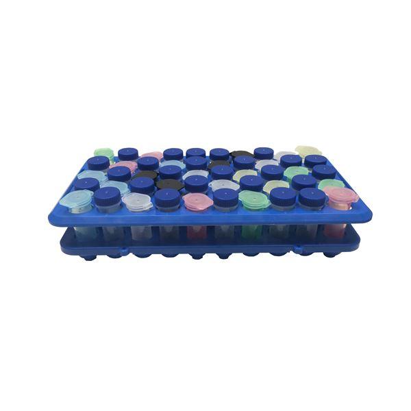Rack for 50 x 5 mL MacroTubes, flip top or screw top | C2592