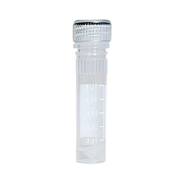 ClearSeal screw-cap microtubes, 2.0 mL, w/O-ring & caps, sterile, printed graduations, self-standing, 1000/cs | C3220-SG