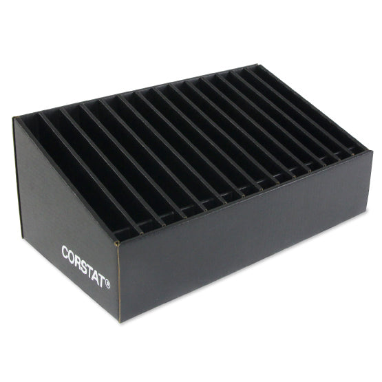 Conductive Containers Bent Over Edge Reel Bins 17-3/4 x 15-7/8 x 13-3/8", 5/Case - Reel-13" BO