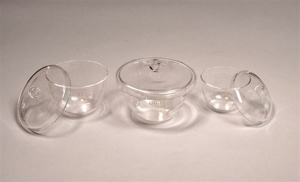 Industrial Instructional Quartz Glass Crucible 150ml for Glass Crucibles Work | CGQ150