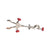 Laboratory Workflow-Specific 2-Prong Burette Clamp With Boss Head | CLCORK2
