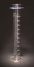 Heavy-Duty Graduated Glass Graduated Cylinders, Double Scale, Class A, Batch | CY3021-500