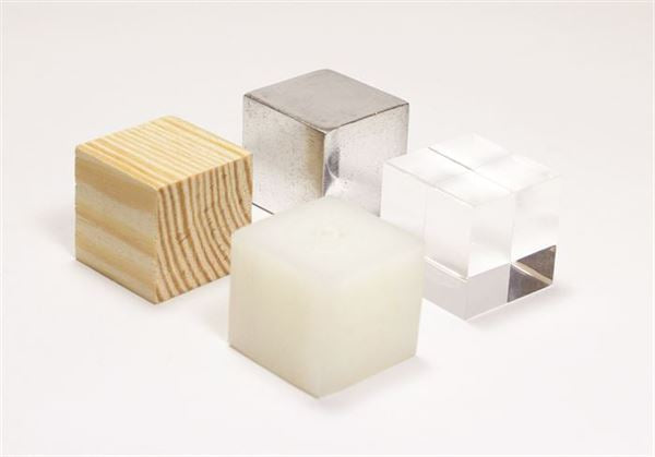 Laboratory Bench-Ready Density Cube In Poly Bag | United Scientific DCSET4 | DCSET4