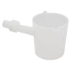Beaker Double Spouted with Graduated, HDPE 500 mL | 107035-0005