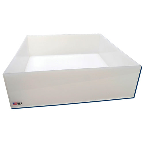 Tray Spill Containment, PP 20 x 20 x 6 In. ID, HDPE | 107344