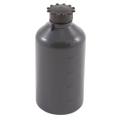 Bottle Narrow Mouth Graduated, PE 500 mL, 5/PK | 201295-0500