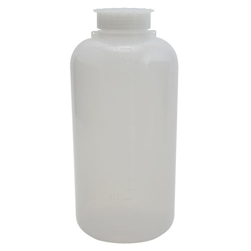 Bottle Round PP Wide Mouth Closure, LDPE 2000 mL | 202435-2000