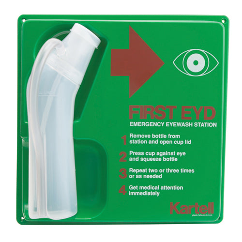 Station Emergency Eye Wash, PS/PE 500 mL, Polystyrene, 5/CS | 205165