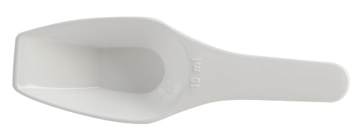 Scoop Measuring Flat Bottom, PP 10 mL, Polypropylene, 4/CS | 208065-0010