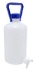 Carboy with Spigot Narrow Mouth Heavy Walled, HDPE 5 L | 208605-0005