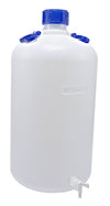 Carboy with Spigot Narrow Mouth Heavy Walled, HDPE 50 L | 208605-0050