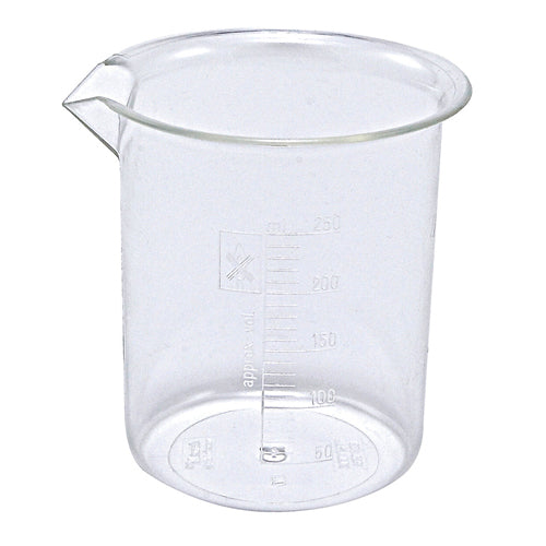 Beaker, PMP 250 mL, Polypropylene, 8/PK | 222045-0250