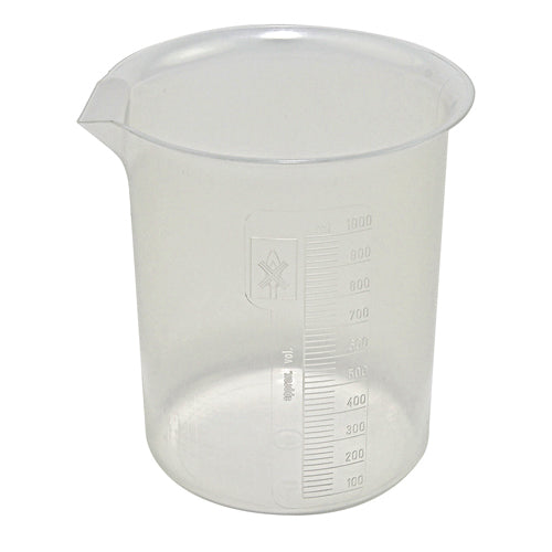 Beaker Griffin, PP 1000 mL, Polypropylene, 4/PK | 222075-1000
