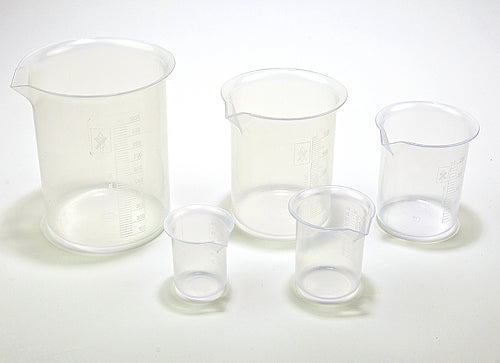 Beaker Set, PP 50, 100, 250, 500, 1000 mL, Polypropylene | 222195