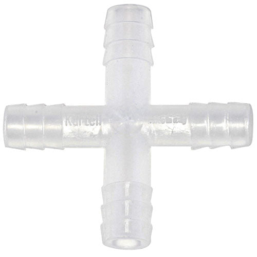 Tubing Connector 4 Way, PP 10 mm, Polypropylene, 20/PK | 222955
