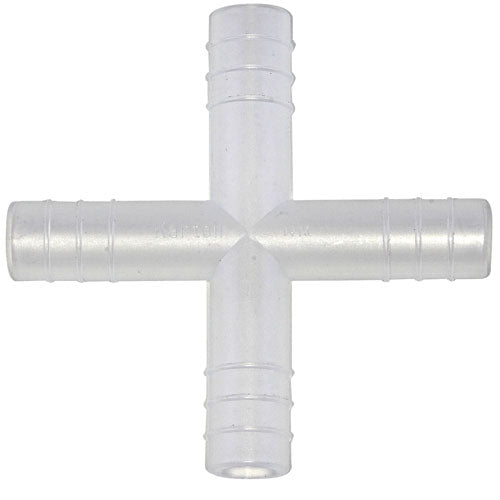 Tubing Connector 4 Way, PP 13.5 mm, Polypropylene, 20/PK | 222975