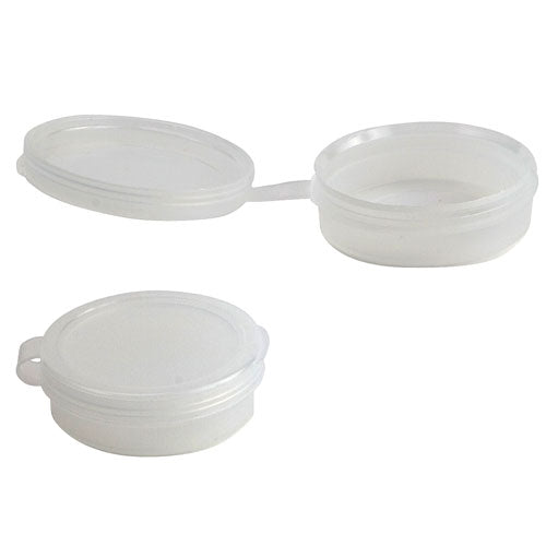 Container with Hinged Lid, PE 0.25 oz, 100/CS | 226254-0025
