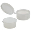 Container with Hinged Lid Flat, PE 1 oz, 100/CS | 226254-1000