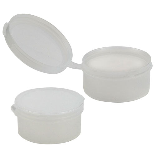 Container with Hinged Lid Flat, PE 1 oz, 100/CS | 226254-1000