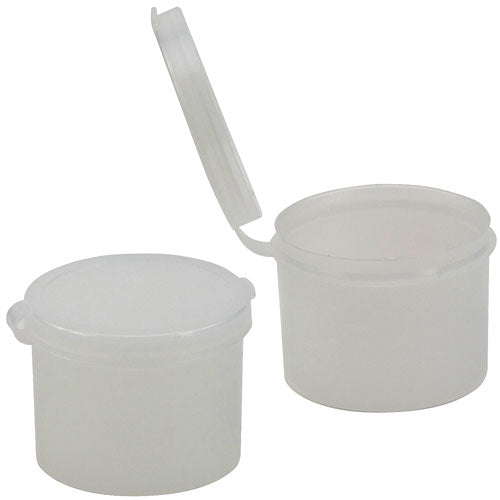 Container with Hinged Lid, PE 2 oz, 100/CS | 226254-2000