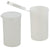 Container with Hinged Lid, PE 4 oz, 100/CS | 226254-4000