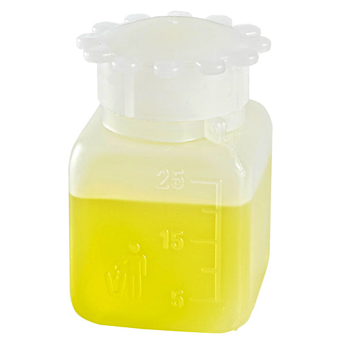 Bottle Square, HDPE/PP 25 mL, 10/PK | 226295-0025
