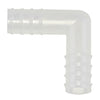 Tubing Connector L, PP 14 mm, Polypropylene, 10/PK | 227215