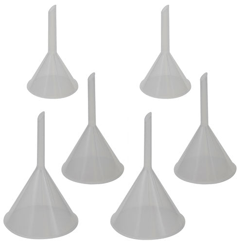 Funnel Analytical 6 Piece Set, PP, Polypropylene | 241645-0SET