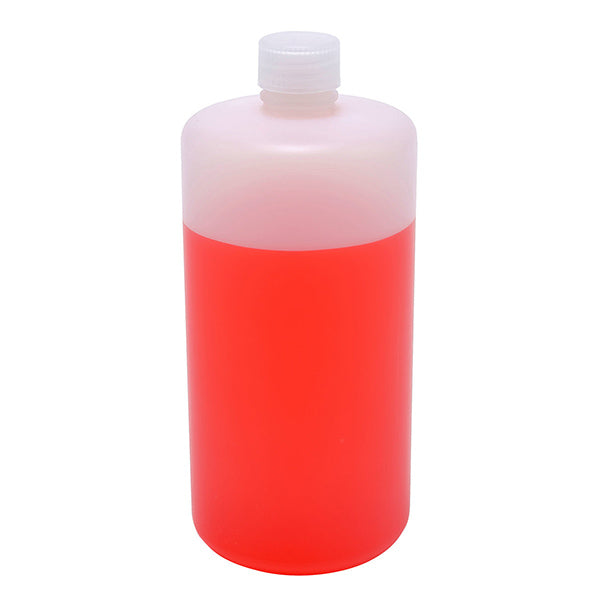 Bottle Narrow Mouth Bulk with Caps, HDPE 32 oz | 301715-0032