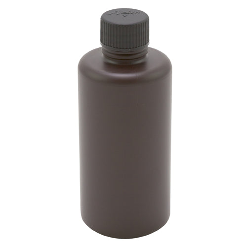 Bottle Narrow Mouth Amber, HDPE 8 oz, 12/PK | 301745-0008