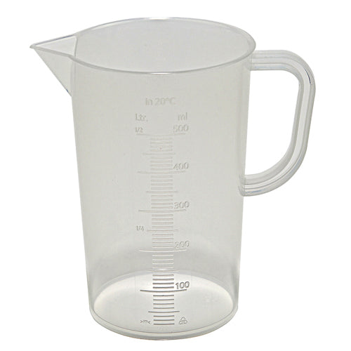 Beaker with Handle Tall Form, PP 500 mL, Polypropylene, 24/CS | 326485-0500