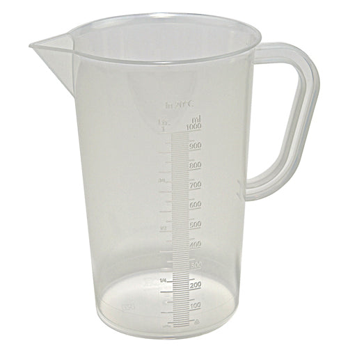 Beaker with Handle Tall Form, PP 1000 mL, Polypropylene, 24/CS | 326485-1000