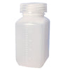 Bottle Wide Mouth Oblong, Graduated HDPE 250 mL | 401325-0250