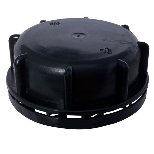Closure, TE DIN61 Black, HDPE 55-415 mm | 405404-DIN61