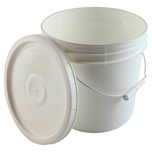 Pail with Cover, HDPE 2gal, 6/CS | 413035