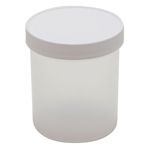 Jar Straight Side, PP 16 oz 89 mm, Polypropylene, 6/PK | 421155