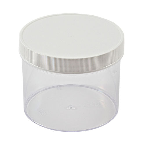 Jar Straight Side, PS 32 oz 120 mm, Polystyrene, 6/PK | 421245