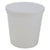 Container with Lid Natural, PPCO 83 oz, 25/CS | 453555