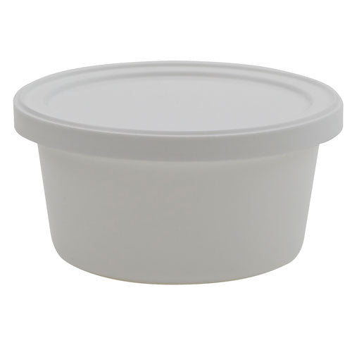 Container with Lid White, PPCO 4 oz, 250/CS | 454395