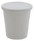 Container with Lid White, PPCO 8 oz, 250/CS | 454405